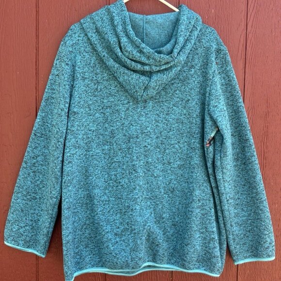 Sheilay Women’s 3XL Aztec Southwest Tribal 1/4 Snap Pullover Jacket Hoodie - Picture 2 of 3